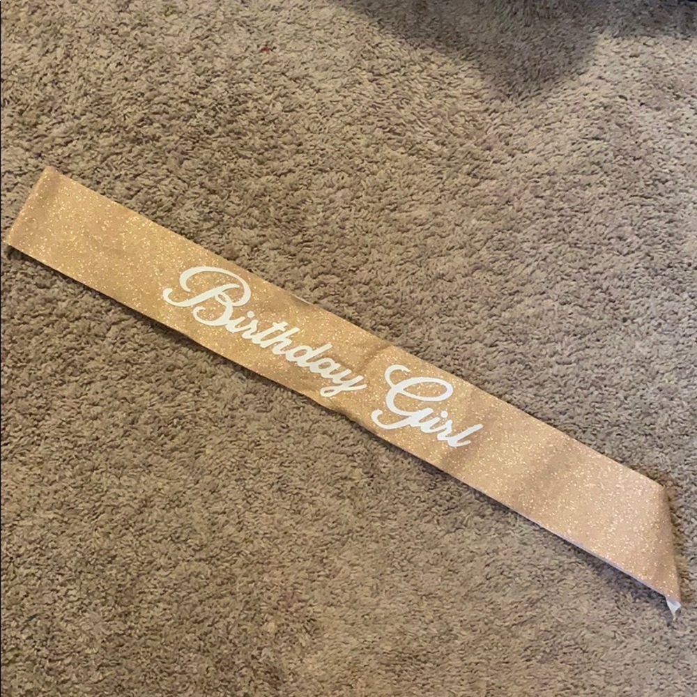 Birthday Sash